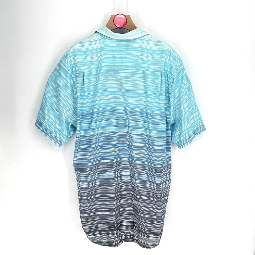 Tommy Bahama Coconut Point Camp Shirt Coastal Resortwear Cobalt Blue Men's Large - Picture 2 of 6